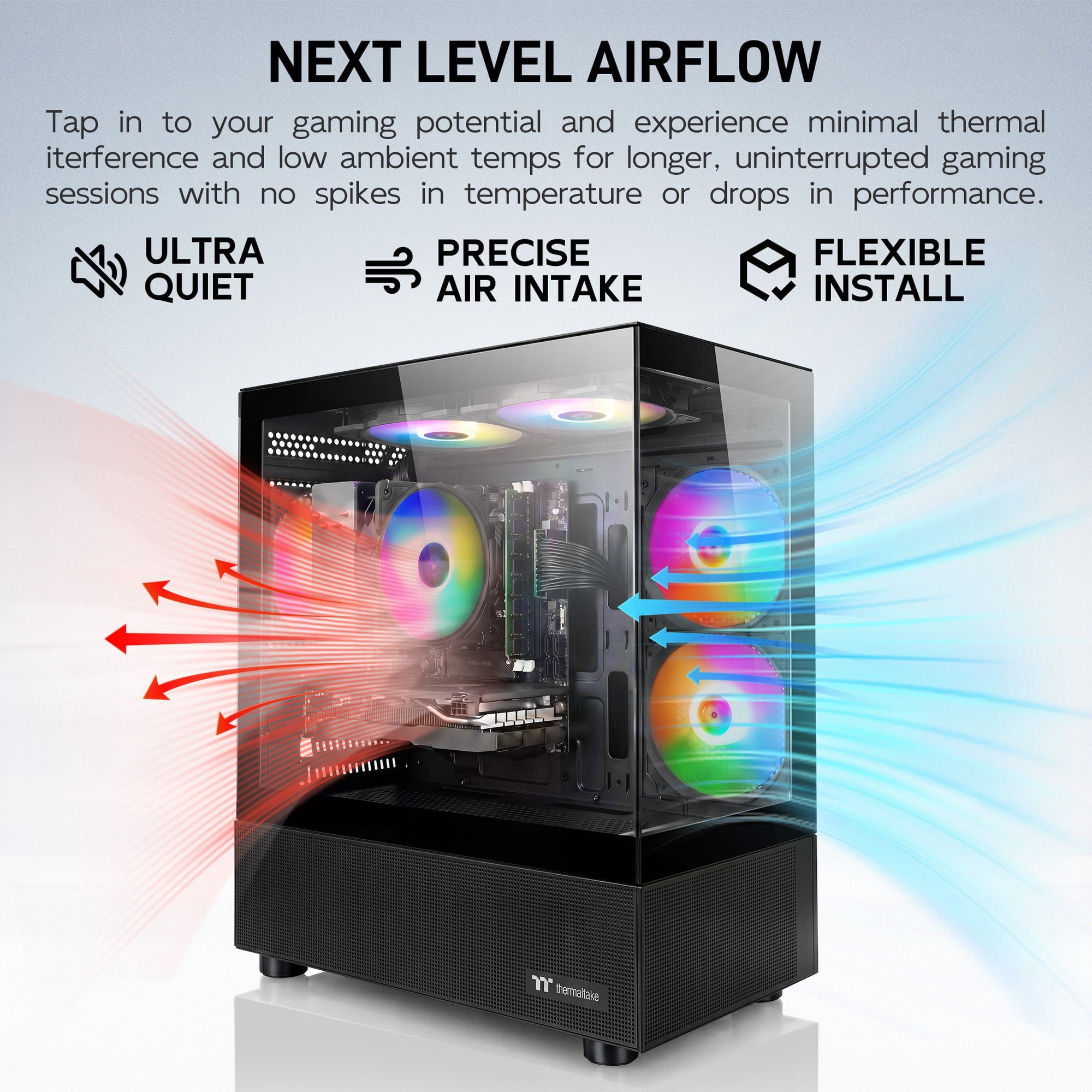 Budget Gaming PC Computers Desktop, Intel Core i7 up to 4.0GHz, GTX 1050 Ti 4GB, 16GB RAM, 512GB M.2 SSD, BX3 550W 80PLUS Bronze PSU, WiFi 5, RGB Fan x5, Windows 11 Home, prebuilt PC Gaming, Black